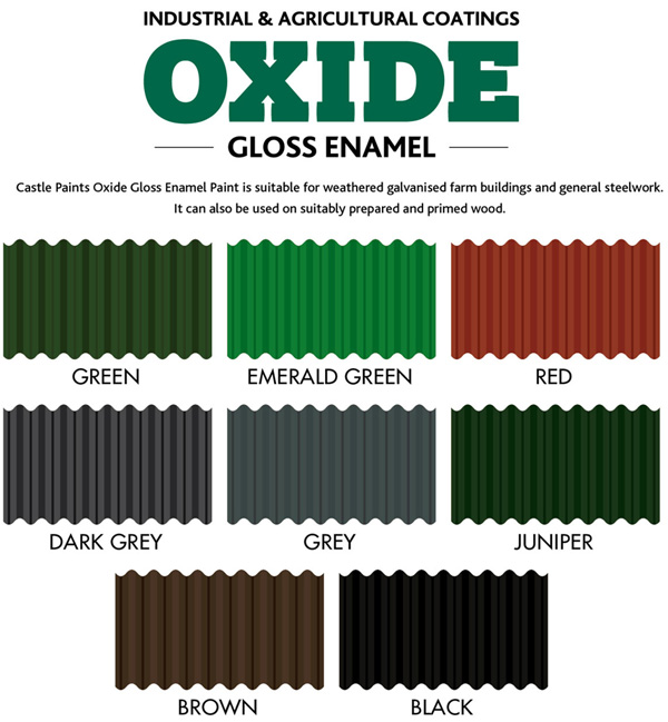 oxide gloss enamel paint colours